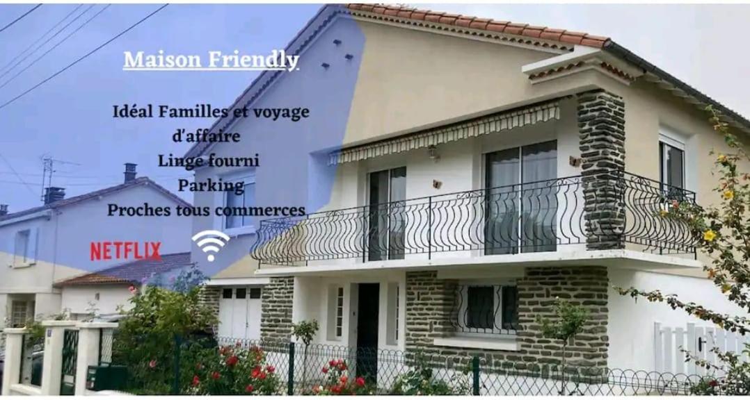 -Comme A La Maison- Jardin, Veranda, Ideal Familles Et Business Niort Luaran gambar